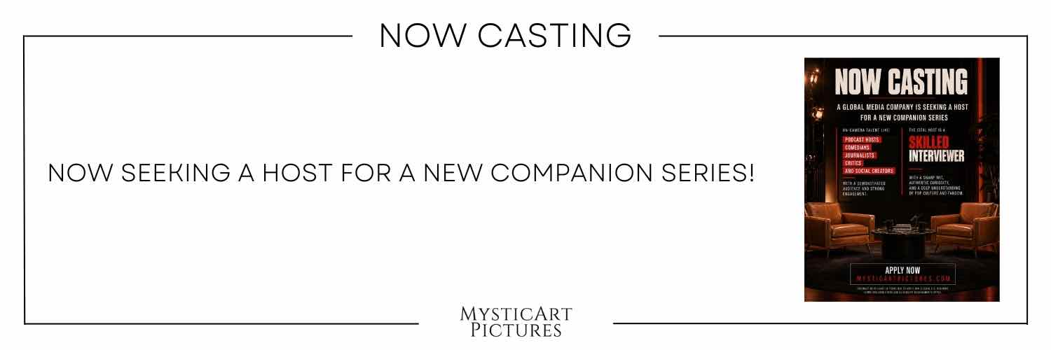 Image related to Now casting hosts for a new companion series